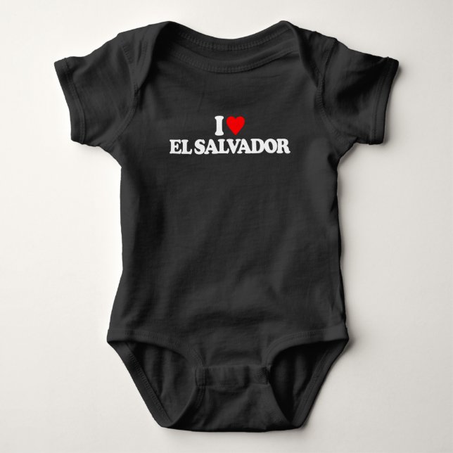 JAG ÄLSKAR EL SALVADOR T-SHIRT (Framsida)