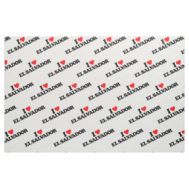 JAG ÄLSKAR EL SALVADOR TYG (Fat Quarter)