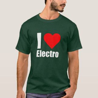 Jag älskar Electro retro T Shirt