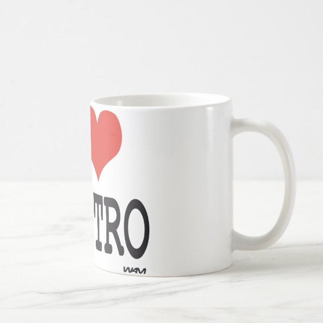 Jag älskar electroen kaffemugg (Höger)