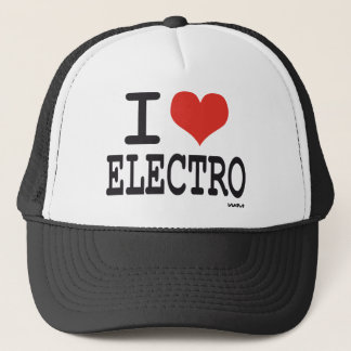Jag älskar electroen truckerkeps