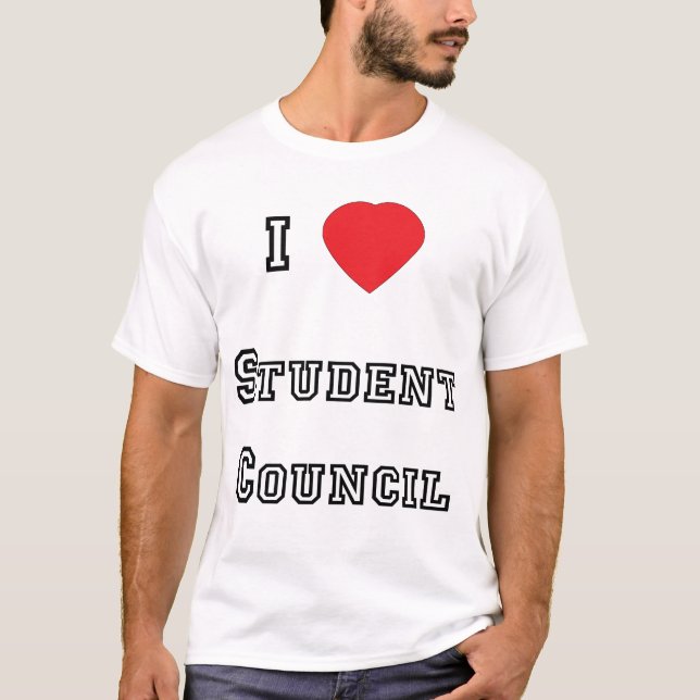 Jag älskar elevrådT-tröja Tee Shirt (Framsida)