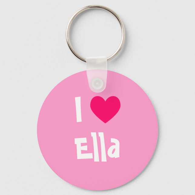 Jag älskar Ella Nyckelring (Framsida)