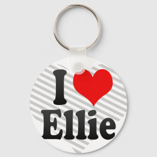 Jag älskar Ellie Nyckelring