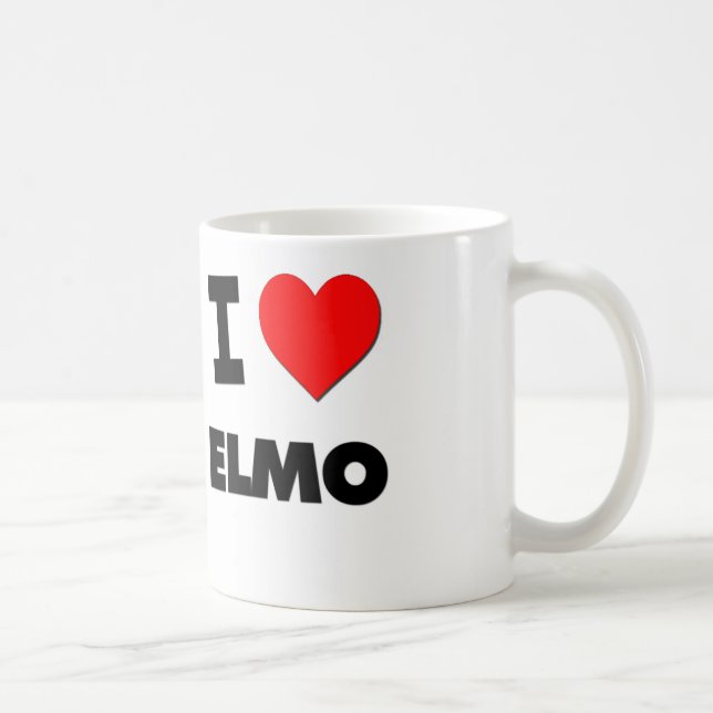 Jag älskar Elmo Kaffemugg (Höger)