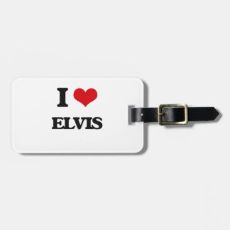 Jag älskar Elvis Bagagebricka