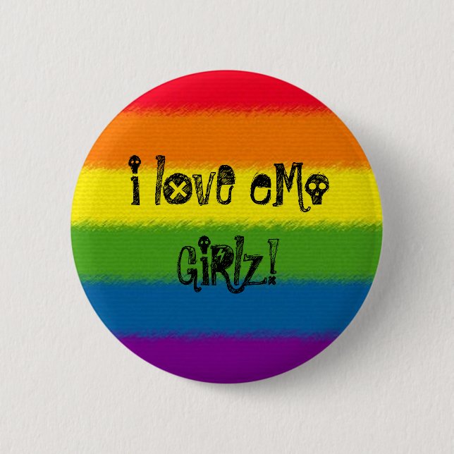 jag älskar eMoen GiRlz! Knapp (Framsida)