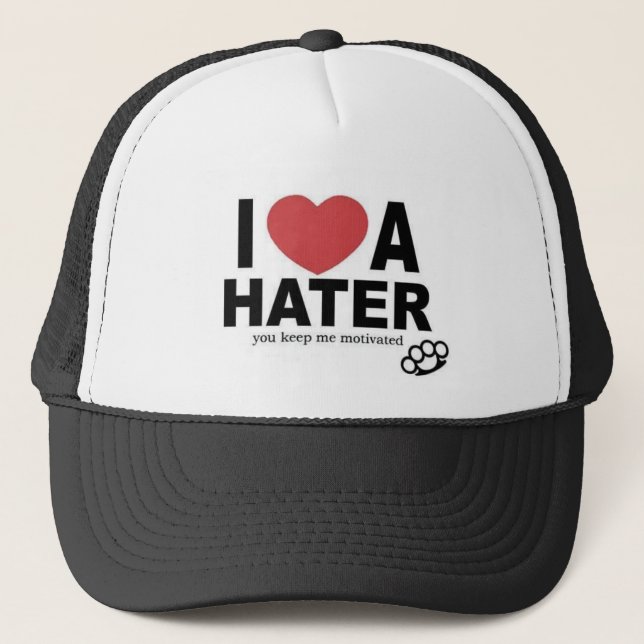 JAG ÄLSKAR EN HATER TRUCKERKEPS (Framsida)