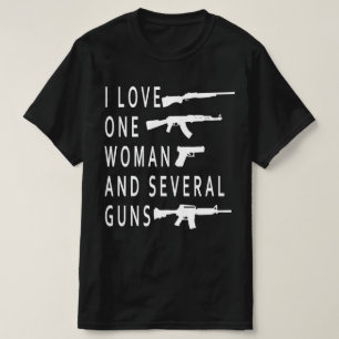 Jag älskar en kvinna flera vapen ,Vapenägare ,Andr T Shirt