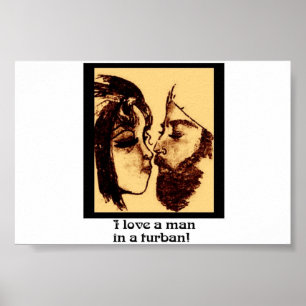 Jag älskar en man i en turbanAFFISCH!! Poster