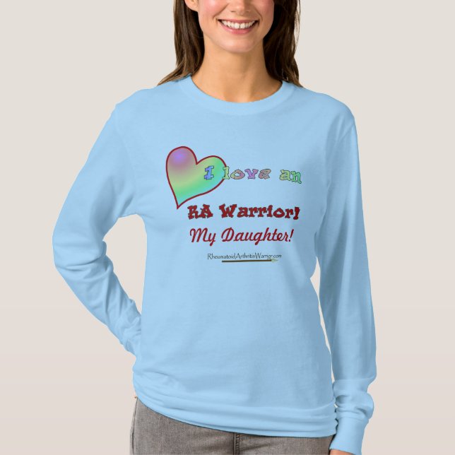 Jag älskar en RAkrigare (DIN TEXT) T-shirt (Framsida)
