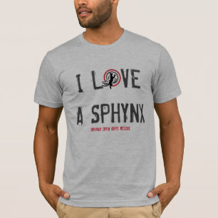 Jag älskar en Sphynx Tee Shirt