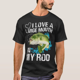 Jag älskar en stor mun på mitt spö t shirt