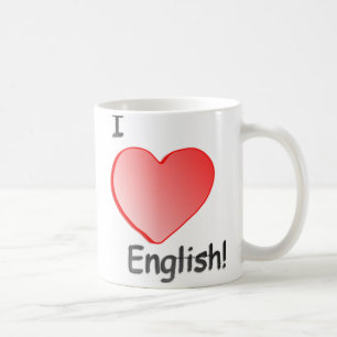 Jag älskar engelskamuggen kaffemugg