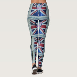 Jag älskar England konsttryck Leggings