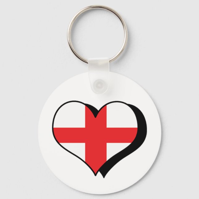 Jag älskar England Nyckelring (Framsida)