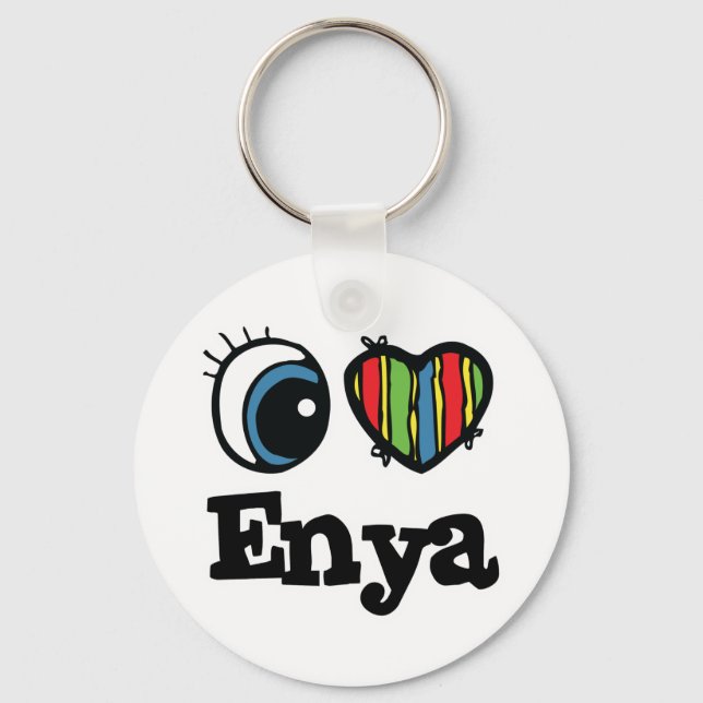 Jag älskar Enya Nyckelring (Framsida)
