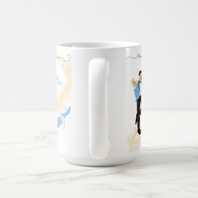 Jag älskar er" kaffemugg (Handtag)