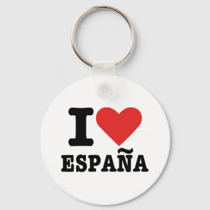Jag älskar España - Spanien Nyckelring