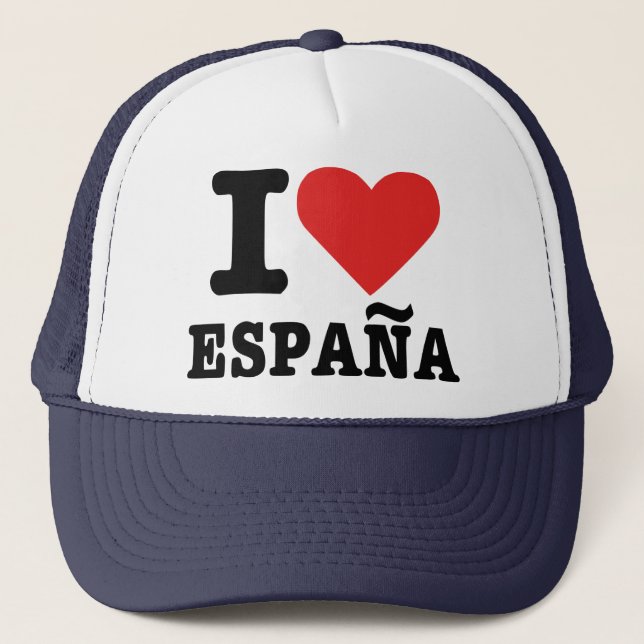 Jag älskar España - Spanien Truckerkeps (Framsida)