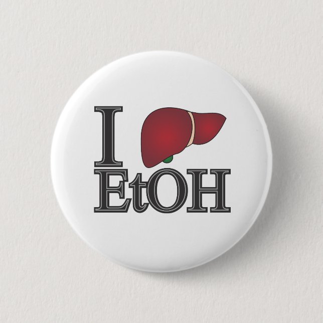 Jag älskar Ethanol Knapp (Framsida)