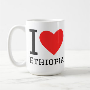 Jag älskar Etiopien Kaffemugg