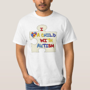 Jag älskar ett barn med Autism Tee Shirt