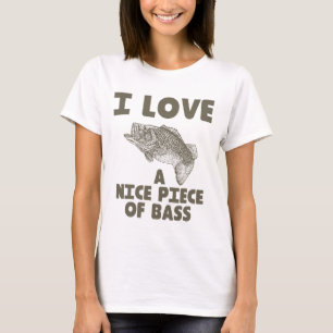Jag älskar ett trevligt biet av bas tee shirt