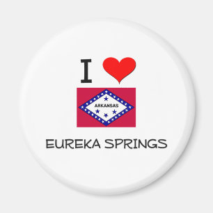 Jag älskar EUREKA SPRINGS Arkansas Magnet
