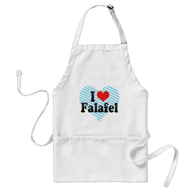 Jag älskar falafelen förkläde (Framsidan)