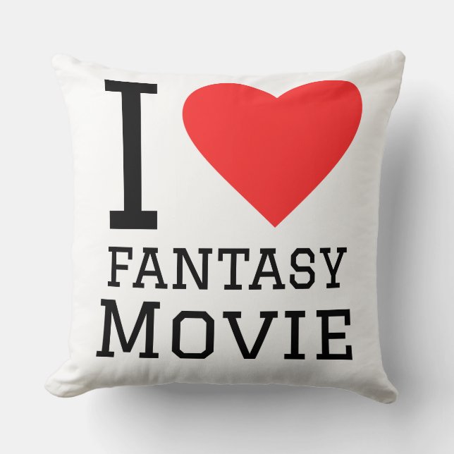 Jag älskar fantasyfilm kudde (Framsida)