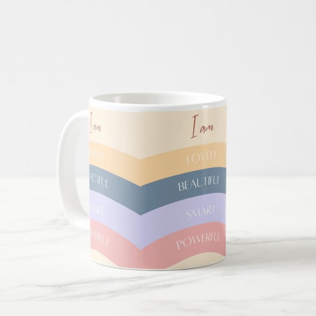 Jag älskar färg kaffemug  kaffemugg (Framsida vänster)