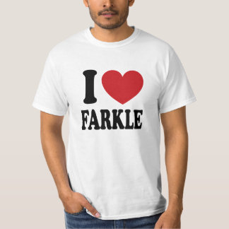 Jag älskar Farkle Tee Shirt