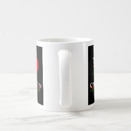 Jag älskar fårmuggen (den walesisk/Wales Kaffemugg