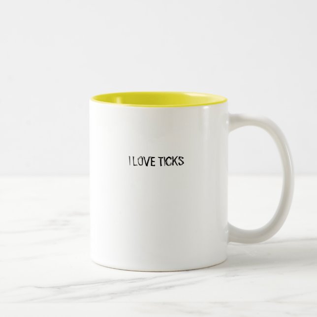 JAG ÄLSKAR FÄSTINGAR Två-Tonad MUGG (Höger)