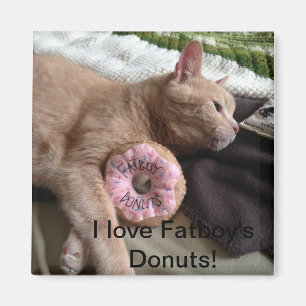 Jag älskar Fatboys Donutsmagneten Magnet