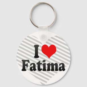 Jag älskar Fatima Nyckelring