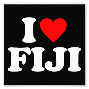 JAG ÄLSKAR FIJI FOTOTRYCK