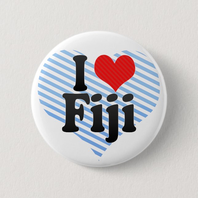 Jag älskar Fiji Knapp (Framsida)