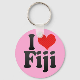 Jag älskar Fiji Nyckelring