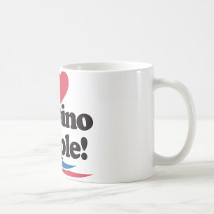 Jag älskar filippinskt folk kaffemugg