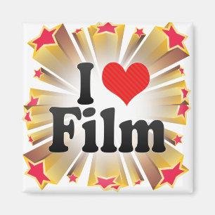 Jag älskar filmar magnet