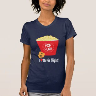 Jag älskar filmnatt t shirt