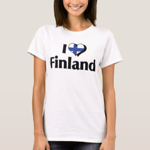 Jag älskar Finlands flagga Tröja