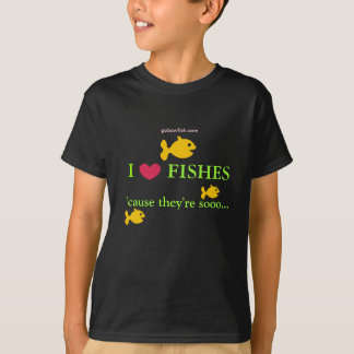 Jag älskar fiskar… tee shirt