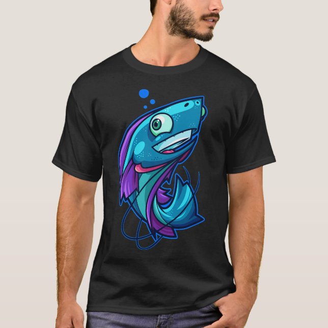 Jag älskar fiske t shirt (Framsida)