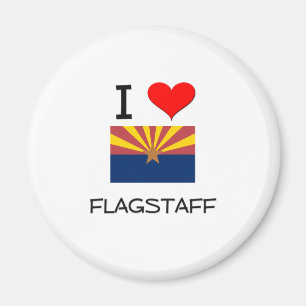 Jag älskar FLAGSTAFFEN Arizona Magnet
