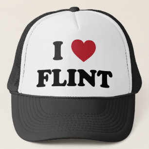 Jag älskar flinta Michigan Keps