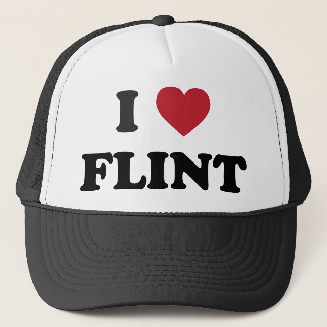 Jag älskar flinta Michigan Keps (Framsida)