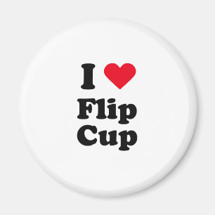 Jag älskar flipkoppen magnet